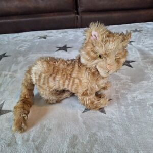 Gund Harry Potter Mrs Norris 9" Orange Plush Tabby Cat‎ Toy 2000  #7057